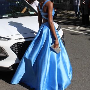 Prom dress in sky blue